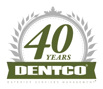 Dentco 40 Years logo, Exterior Services Management