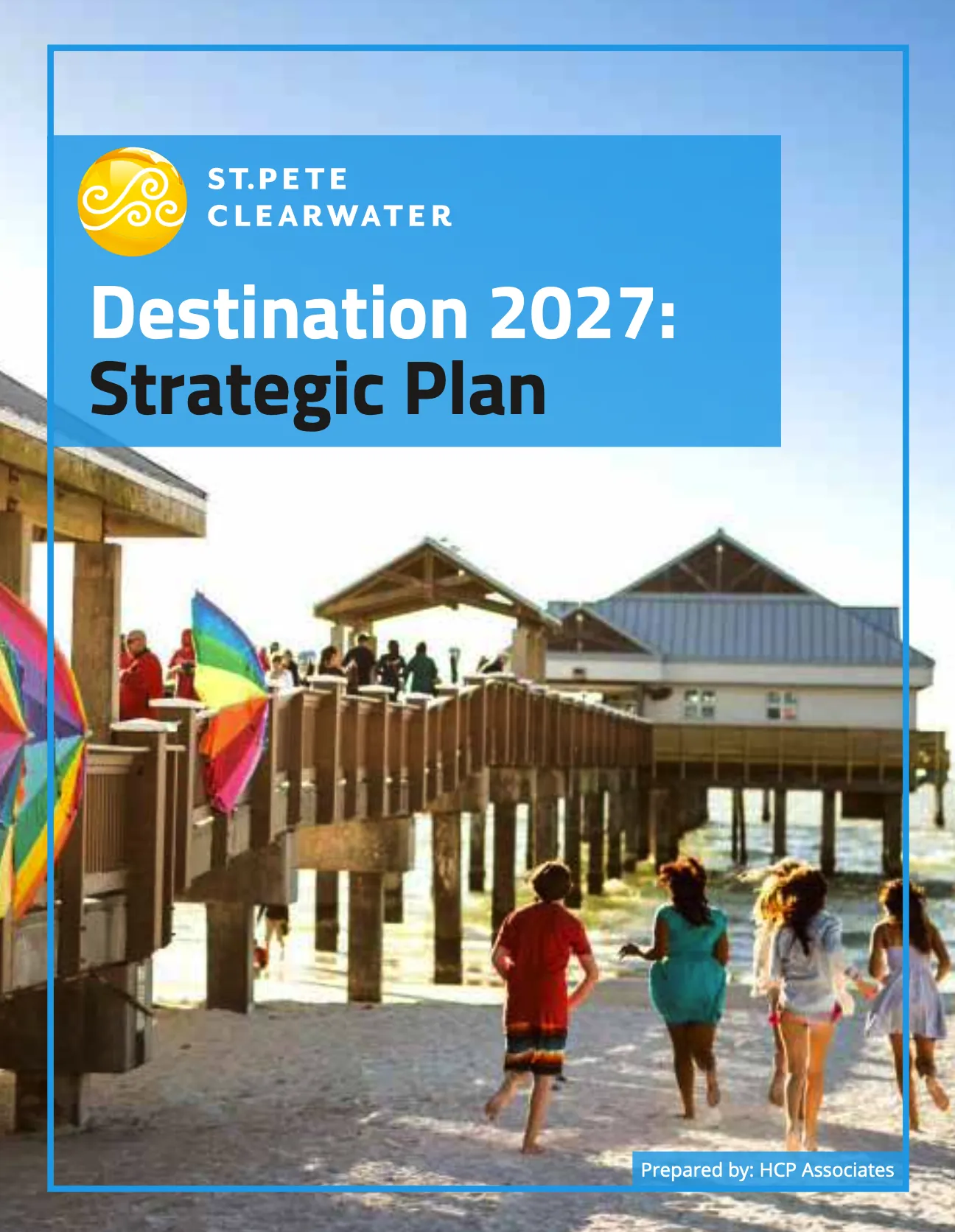 Destination 2027: Strategic Plan cover for St. Pete Clearwater