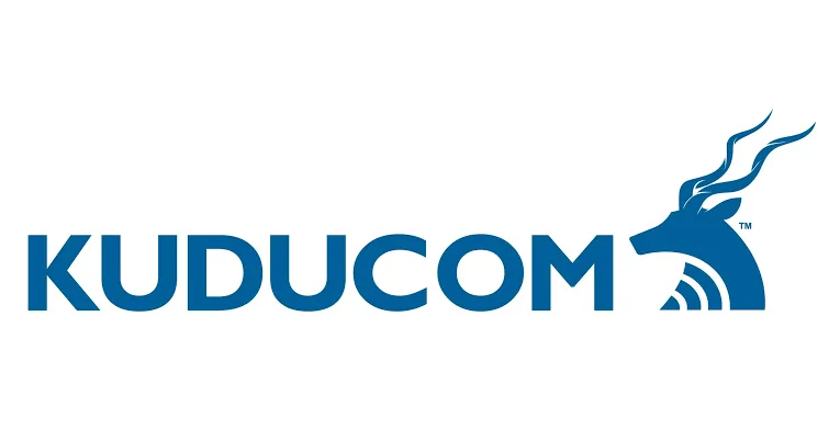 KUDUCOM logo with a kudu antelope head