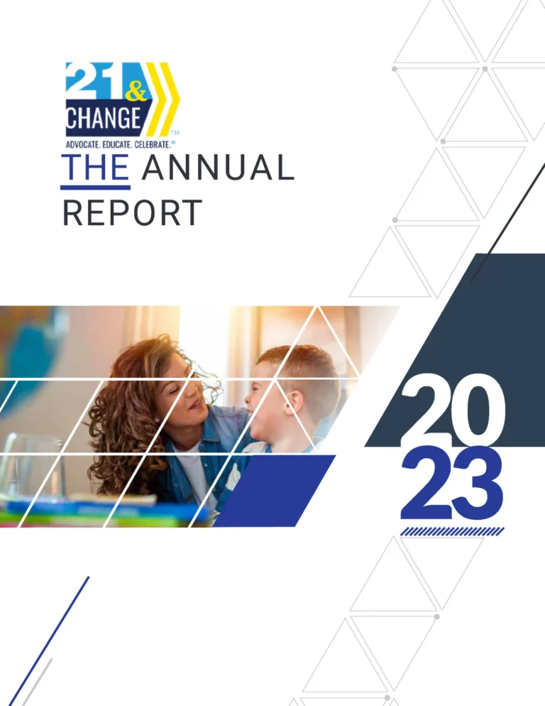 21 & Change The Annual Report 2023 cover