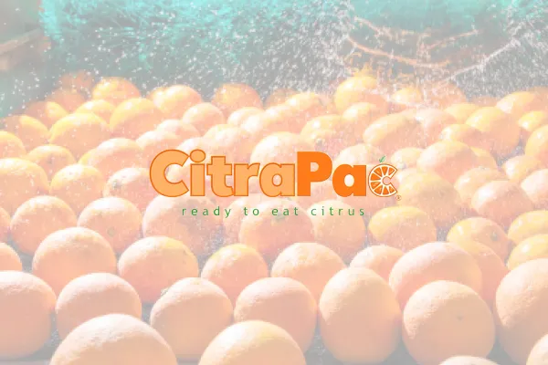 CitraPac logo over a photo of oranges