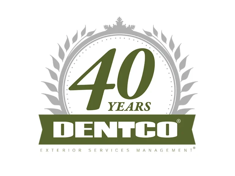 Dentco 40 Years anniversary logo