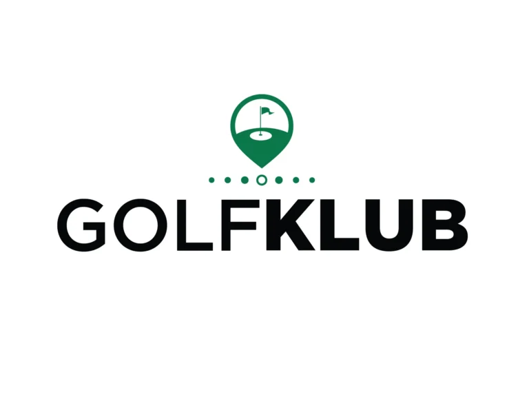 GolfKlub logo with green map pin