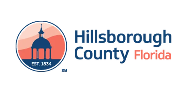 Hillsborough County Florida logo with domed building seal