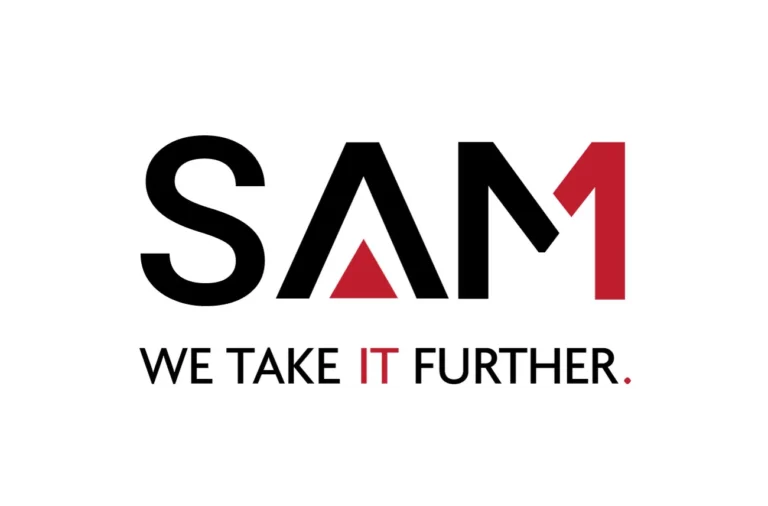 SAM logo with the tagline We Take IT Further
