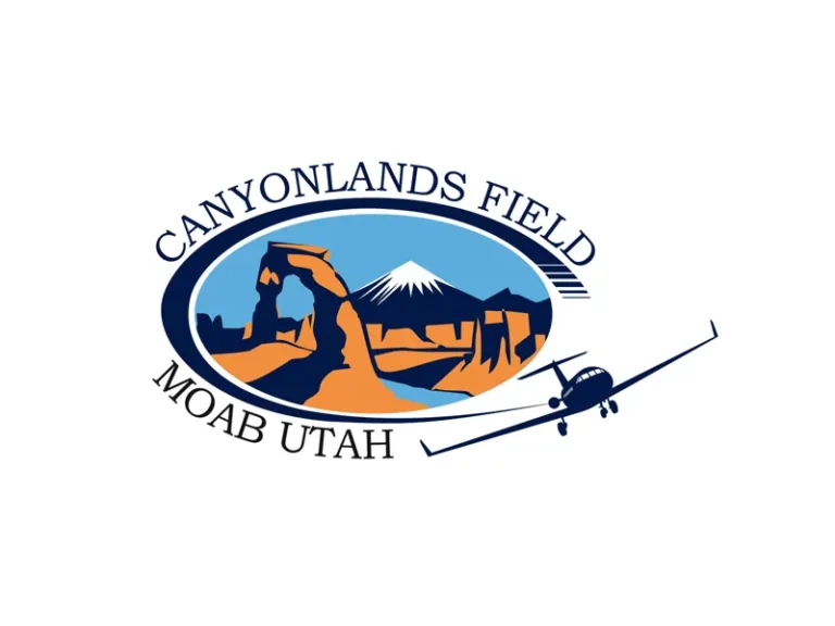Canyonlands Field Moab Utah airport logo