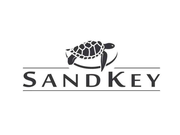 Sand Key logo with sea turtle