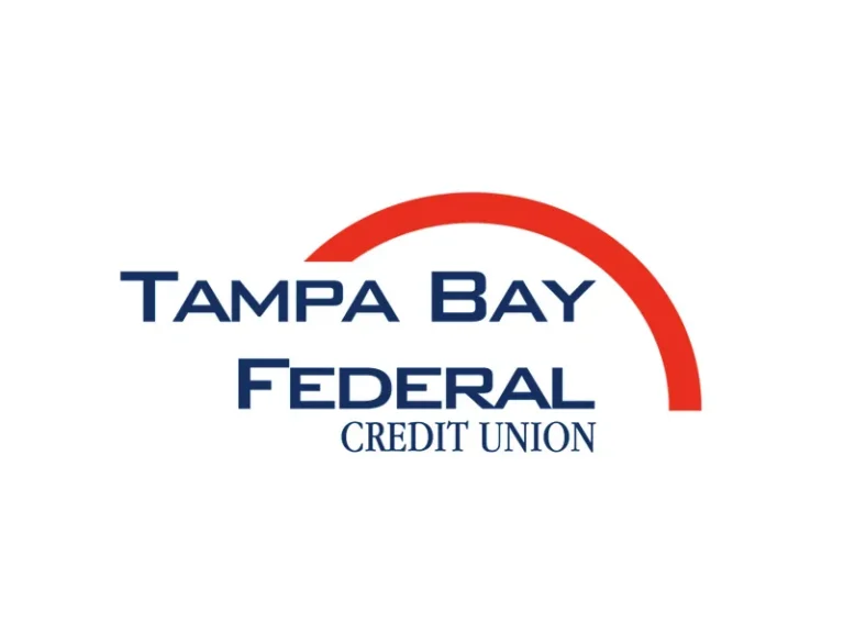 Tampa Bay Federal Credit Union logo with red arc