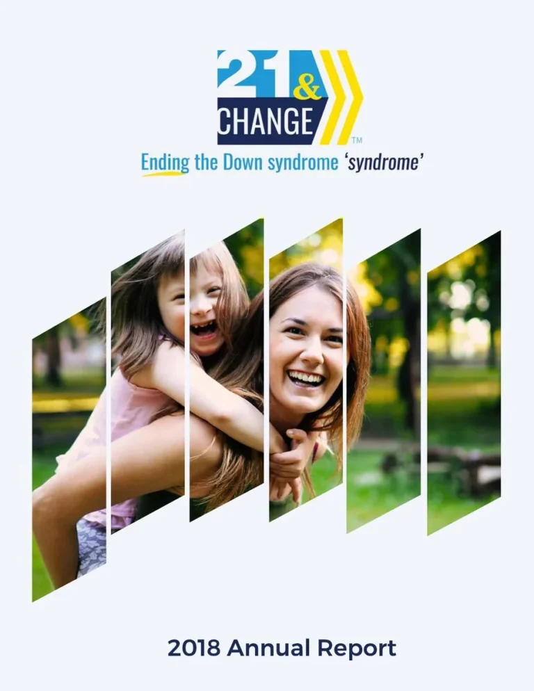 21 & Change 2018 Annual Report cover