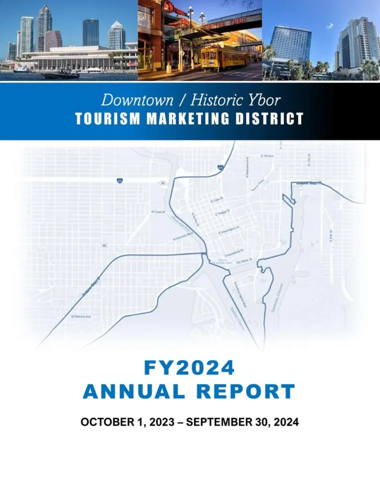 Downtown Historic Ybor TMD FY2024 Annual Report cover