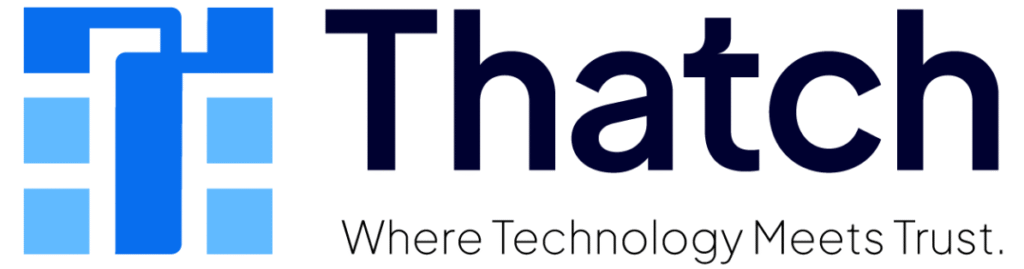 Thatch logo, Where Technology Meets Trust