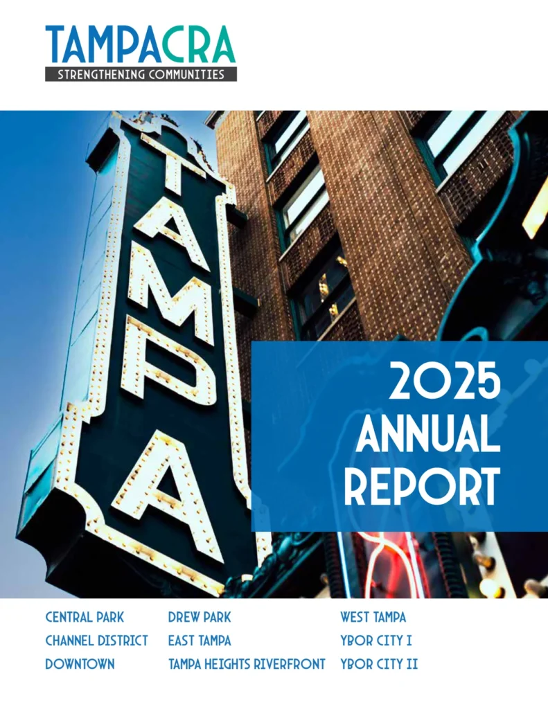 Tampa CRA 2025 Annual Report cover