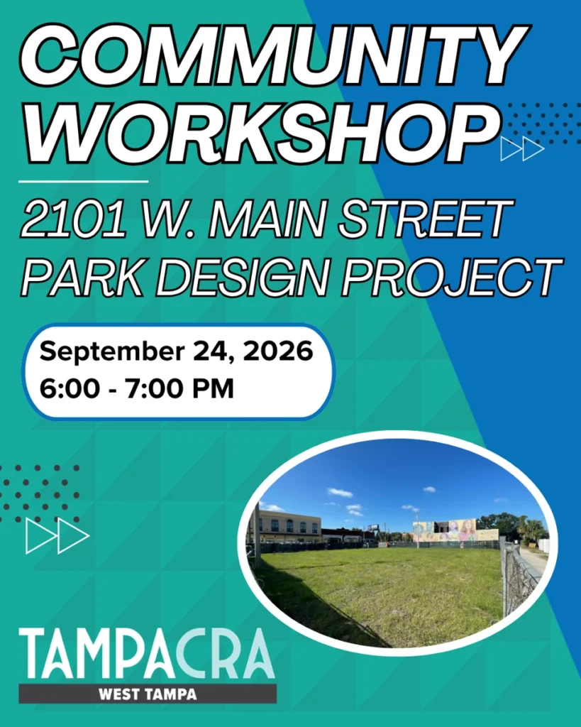 2101 W. Main Street Park design community workshop social post