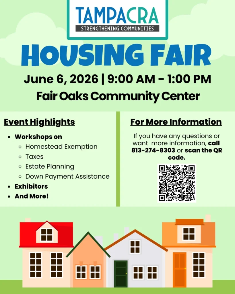 Tampa CRA Housing Fair social post