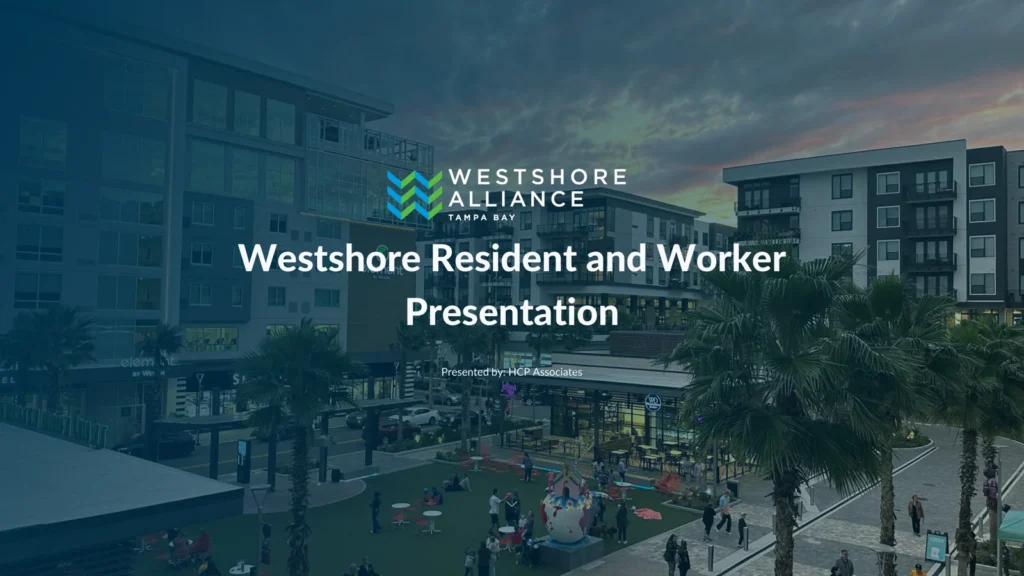 Westshore Resident and Worker Presentation title slide